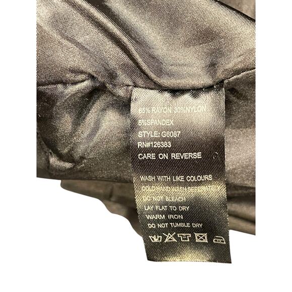 Ethyl Black Jacket/Blazer w/ Sparkles on Front and Lace on Sleeve Size Small - Picture 9 of 11